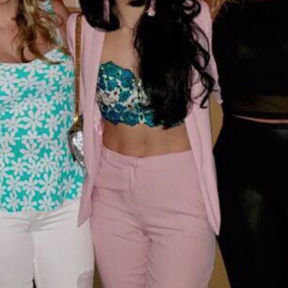 Pink suit